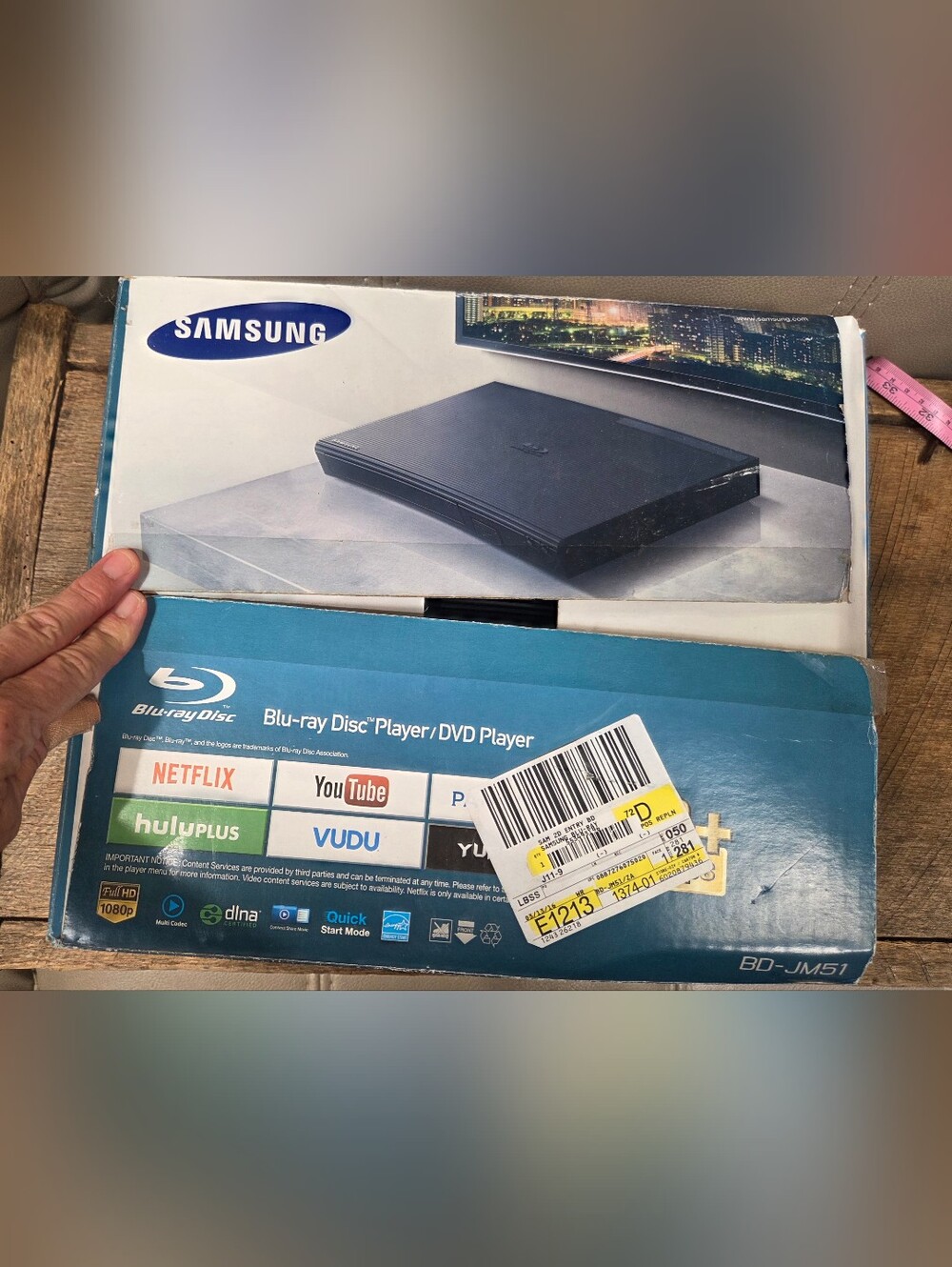 New / Open Box / Samsung Blu-ray Disc / DVD Player
Model: BD-JM51 ~ Bin 1Q